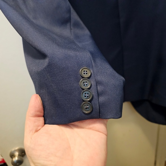 King Size KS Signature “Easy Movement” Two-Button Jacket Blue, size 72R US - Picture 7 of 7